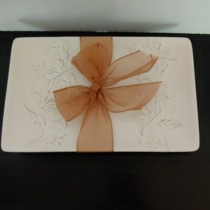 Cream Patterned Platter